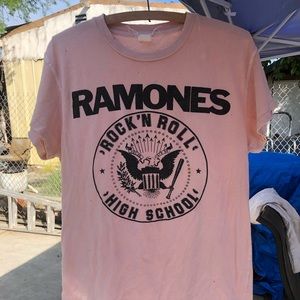 Madeworn Ramones Rock N Roll High School Trashed Distressed Shirt Punk
